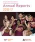 Virginia Tech Foundation Virginia Tech Philanthropy. Annual Reports