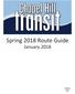 Spring 2018 Route Guide January 2018