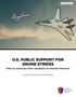 U.S. PUBLIC SUPPORT FOR DRONE STRIKES
