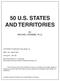 50 U.S. STATES AND TERRITORIES