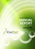 KIWI INNOVATION NETWORK ANNUAL REPORT JUNE 2014 HIGHLIGHTS