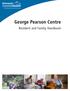 George Pearson Centre. Resident and Family Handbook