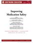 Improving Medication Safety