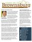 In This Issue. Official Town Newsletter for the Citizens of Brownsburg Spring Town Council Appoints New Officials to Boards & Commissions