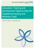 Education, Training and Development Opportunities for Registered Nursing and Midwifery Staff. Information Handbook