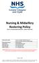 Nursing & Midwifery Rostering Policy