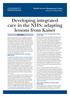 Developing integrated care in the NHS: adapting lessons from Kaiser