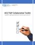 ACS TQIP Collaborative Toolkit A guide for getting started and maintaining momentum