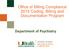 Office of Billing Compliance 2015 Coding, Billing and Documentation Program. Department of Psychiatry