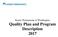 Kaiser Permanente of Washington Quality Plan and Program Description 2017