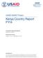 Kenya Country Report FY14
