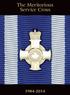The Meritorious Service Cross