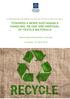 TOWARDS A MORE SUSTAINABLE HANDLING, RE-USE AND DISPOSAL OF TEXTILE MATERIALS