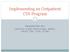 Implementing an Outpatient CDI Program L EONTA (L EE) WIL L IAMS, R HIT, CPCO, CPC, CCS, CCD S