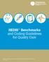 Benchmarks and Coding Guidelines for Quality Care