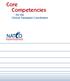 Core Competencies. for the Clinical Transplant Coordinator