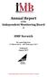 Annual Report of the Independent Monitoring Board at