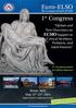 1st Congress. Michelangelo Buonarroti - La Pietà, (Rome, St. Peter Cathedral) Rome, Italy May 11th-13th, 2012