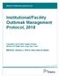 Institutional/Facility Outbreak Management Protocol, 2018