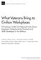What Veterans Bring to Civilian Workplaces