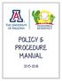 TABLE OF CONTENTS. Department of Pediatrics Residency Program June 2015 Policy and Procedure Manual 2
