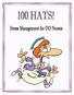 100 HATS! STRESS MANAGEMENT FOR DD NURSES TABLE OF CONTENTS