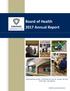 Board of Health 2017 Annual Report Fairfield Department of Health 1550 Sheridan Drive, Suite 100 Lancaster, Ohio (740)