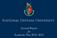National Defense University. Annual Report for Academic Year