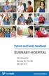 Patient and Family Handbook BURNABY HOSPITAL