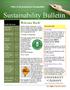 Sustainability Bulletin