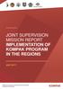 JOINT SUPERVISION MISSION REPORT IMPLEMENTATION OF KOMPAK PROGRAM IN THE REGIONS