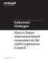 Coherent linkages How to foster innovation-based economies in the Gulf Cooperation Council