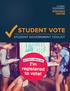 Student Vote. Student Government toolkit