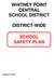 WHITNEY POINT CENTRAL SCHOOL DISTRICT DISTRICT-WIDE SCHOOL SAFETY PLAN