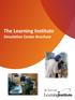 The Learning Institute Simulation Center Brochure