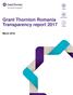 Grant Thornton Romania Transparency report 2017