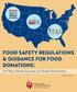FOOD SAFETY REGULATIONS & GUIDANCE FOR FOOD DONATIONS: