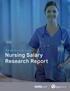 2018 Nurse.com. Nursing Salary Research Report
