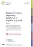 Research Funding: Expanding Excellence in England (E3) Fund