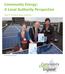 Community Energy: A Local Authority Perspective