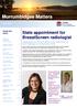 Murrumbidgee Matters. State appointment for BreastScreen radiologist. June Inside this issue: