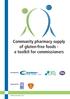 Community pharmacy supply of gluten-free foods - a toolkit for commissioners