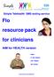 Flo resource pack for clinicians