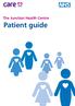 The Junction Health Centre. Patient guide