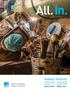In. All. Supplier Diversity ANNUAL REPORT ANNUAL PLAN