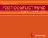 POST-CONFLICT FUND FISCAL YEAR 2005