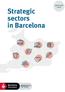 Strategic sectors in Barcelona DATA FOR 2018