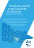 STREAMLINING FOR GROWTH PROGRAM 2016/17 FUNDING REPORT