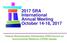 2017 SRA International Annual Meeting October 14-18, Federal Demonstration Partnership (FDP)/Council on Governmental Relations (COGR) Update