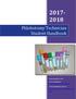 Phlebotomy Technician Student Handbook. Revised November 22, PLAB 1323 Phlebotomy